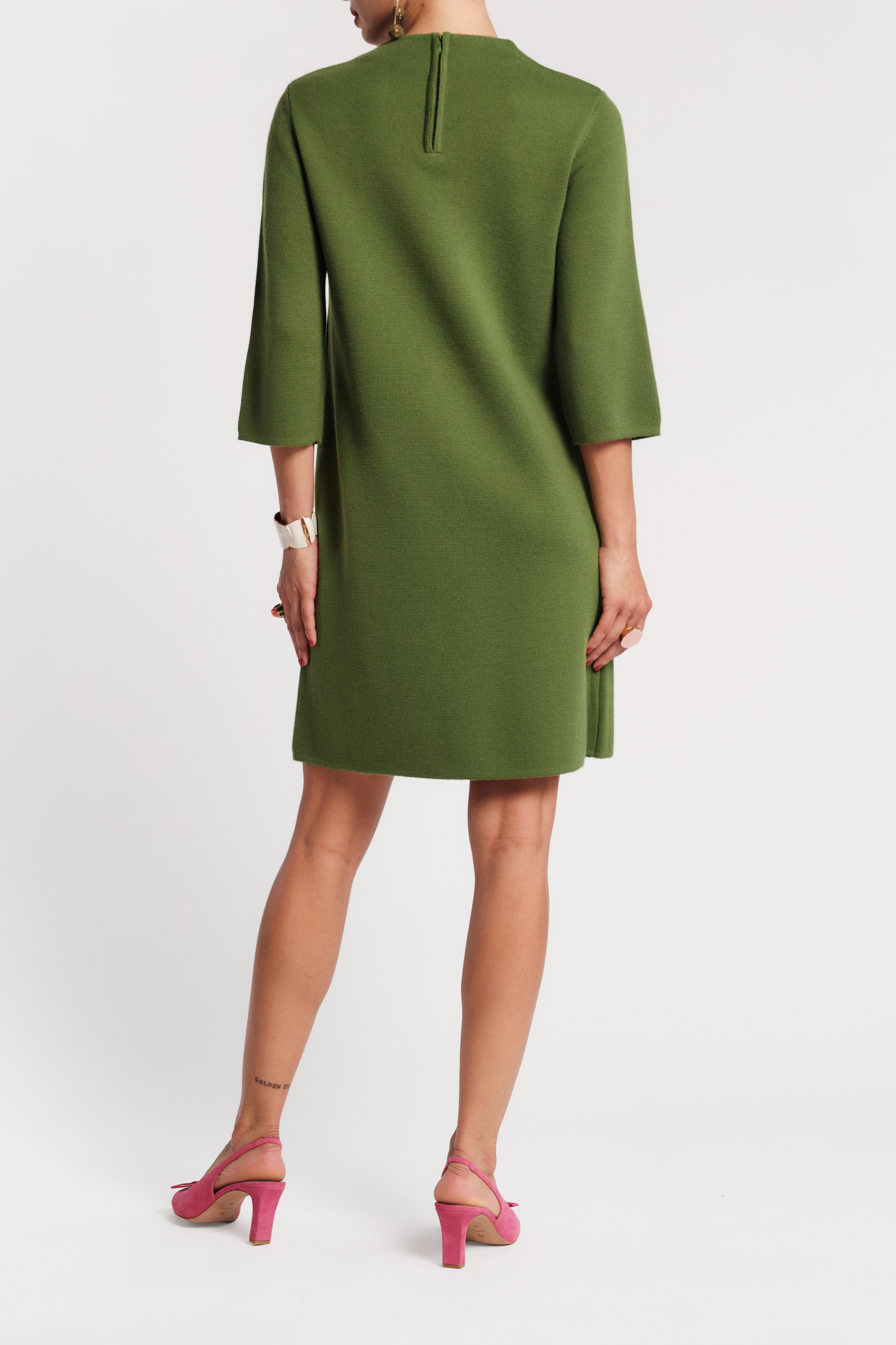 Annie Dress - Heirloom Floral Green/Multi