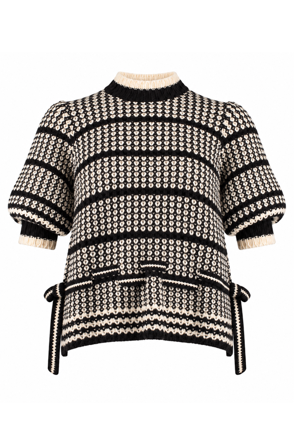 Alexa Sweater - Black/White