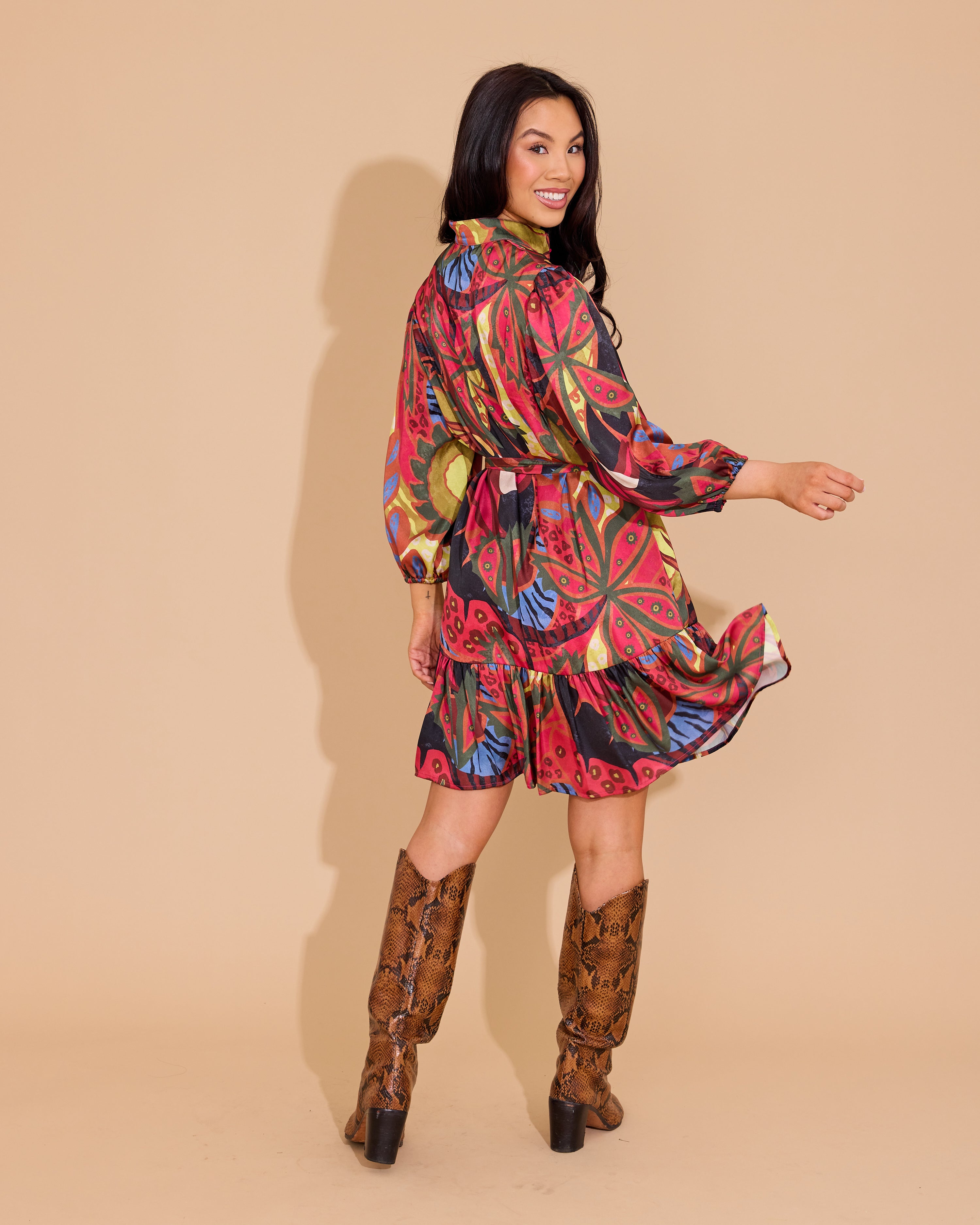 Presley Dress - Jungle Floral