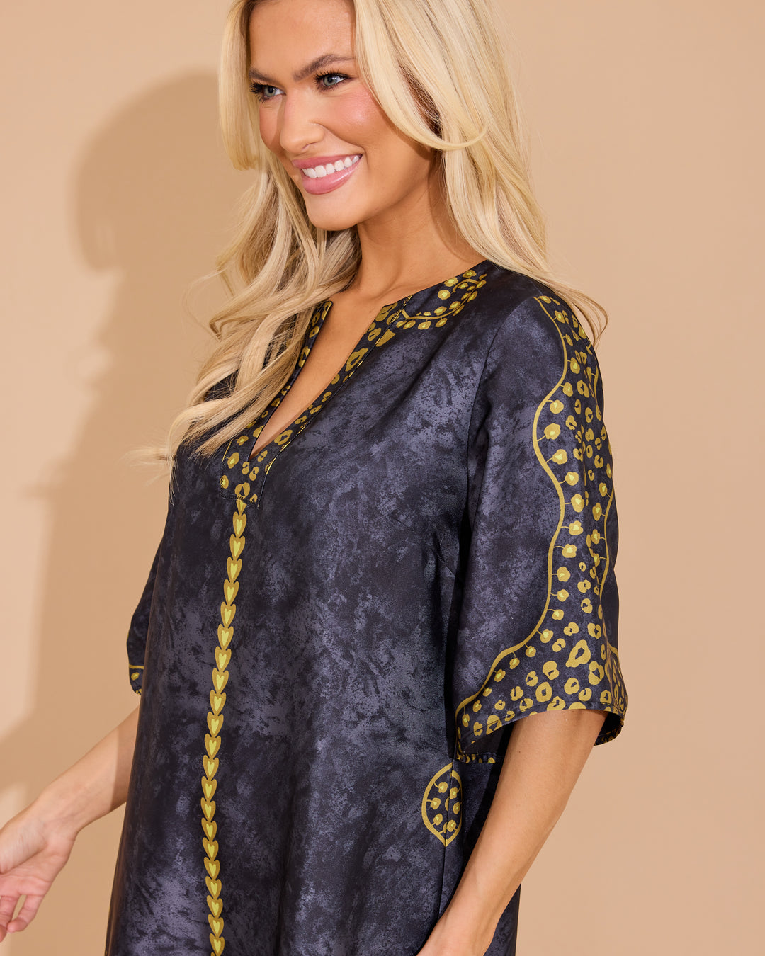 Delaney Dress - Pouncing Panther
