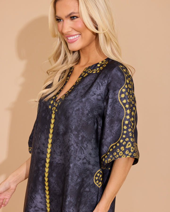 Delaney Dress - Pouncing Panther