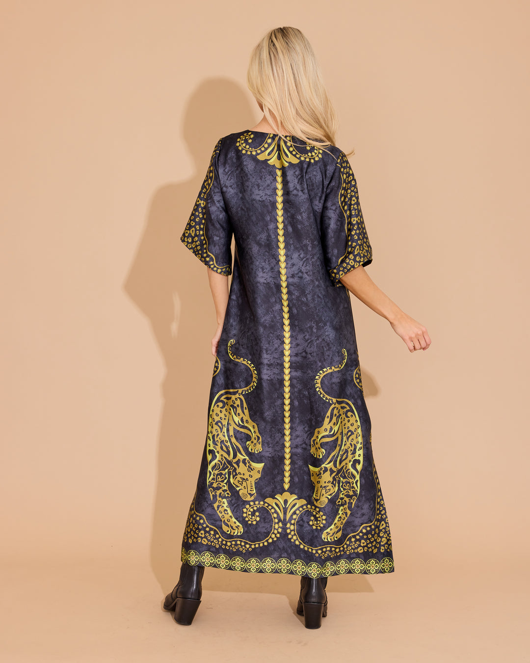 Delaney Dress - Pouncing Panther