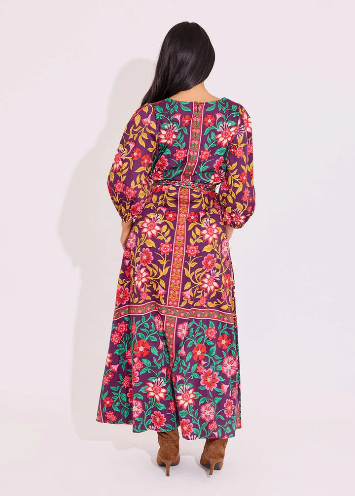 Clover Dress-Medieval Floral