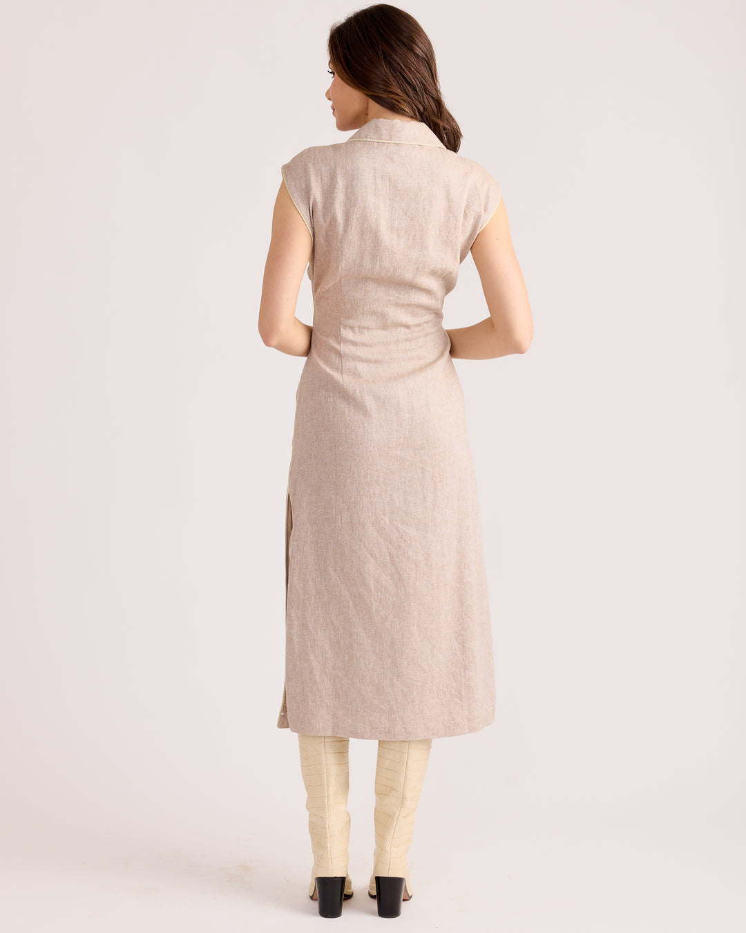 Layna Dress - Chalk