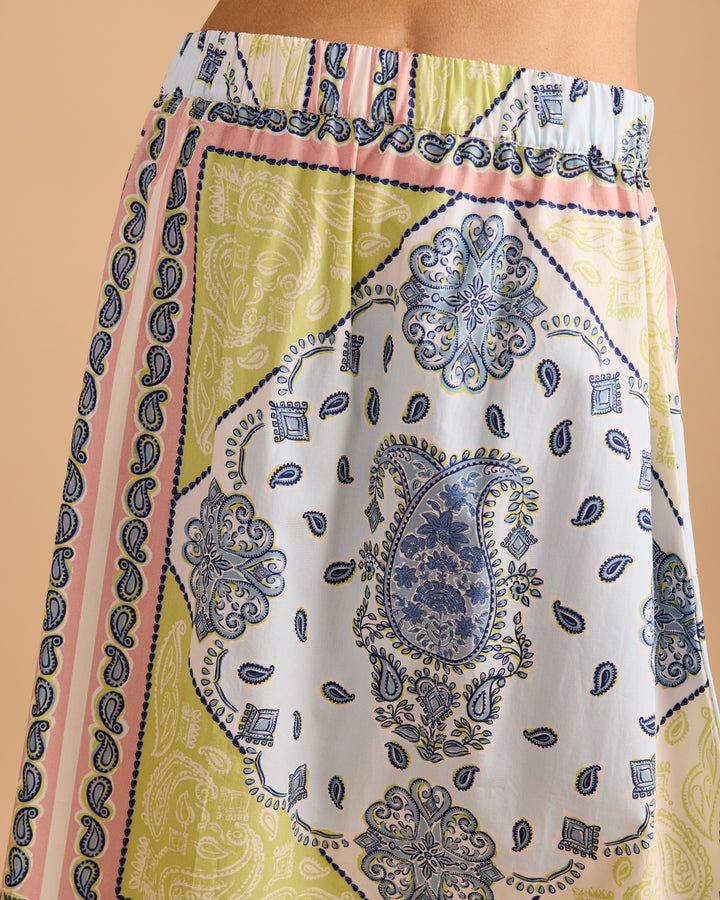 Marisol Skirt - Apple Bandana
