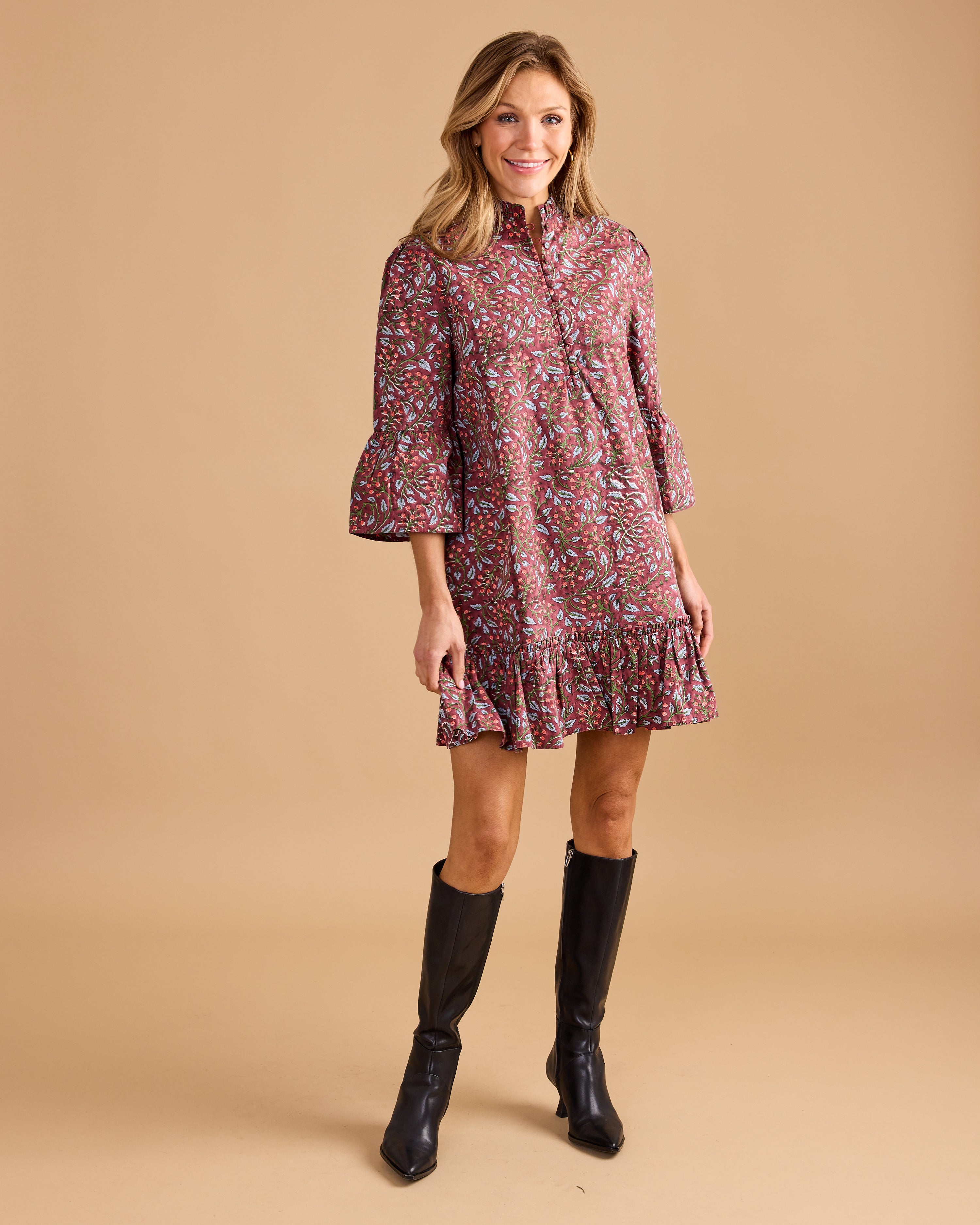 Chelsea Dress-Climbing Floral