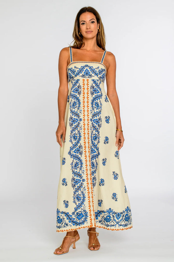 Annalisa Dress in Handkerchief Ivory