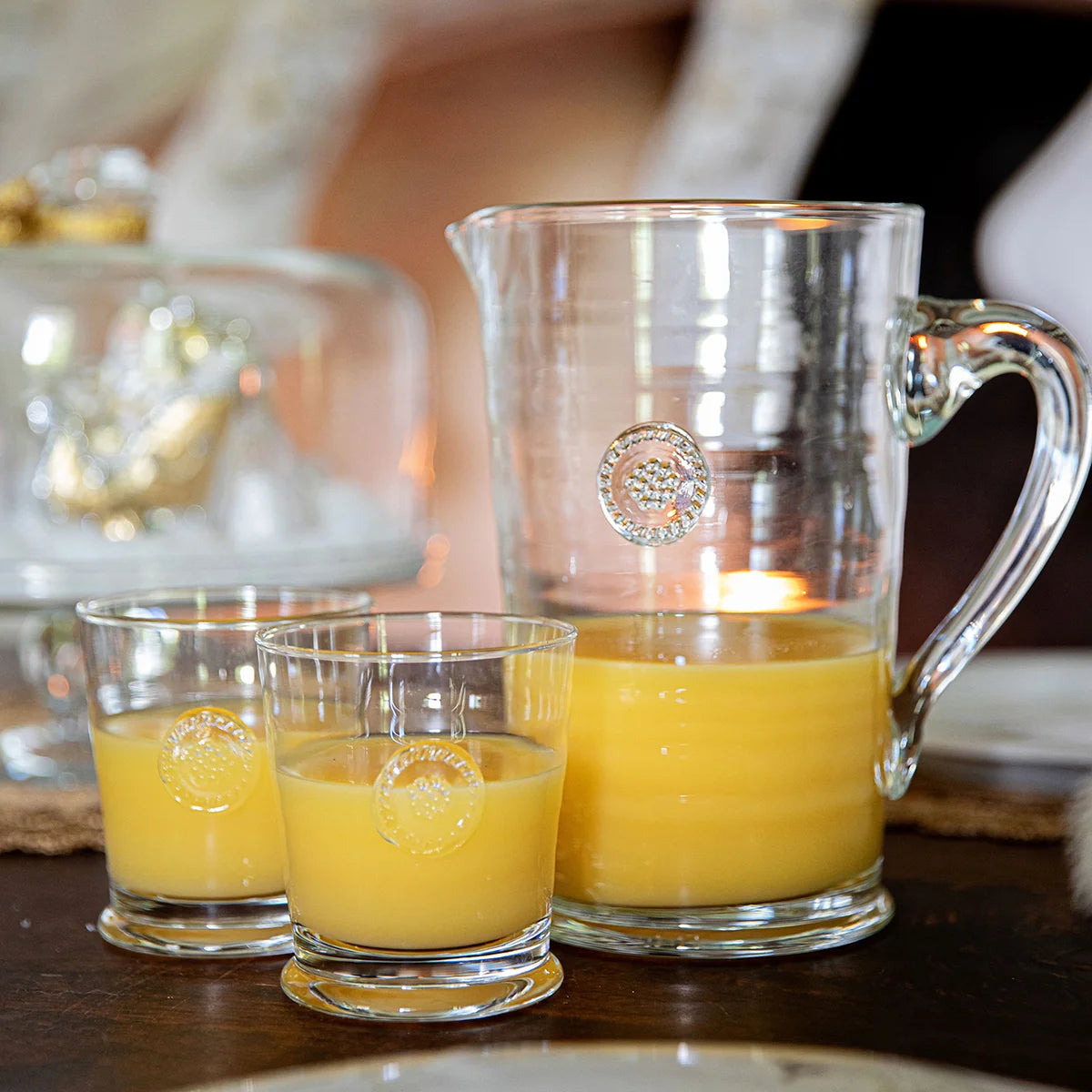 BMH - Berry & Thread Glass Pitcher
