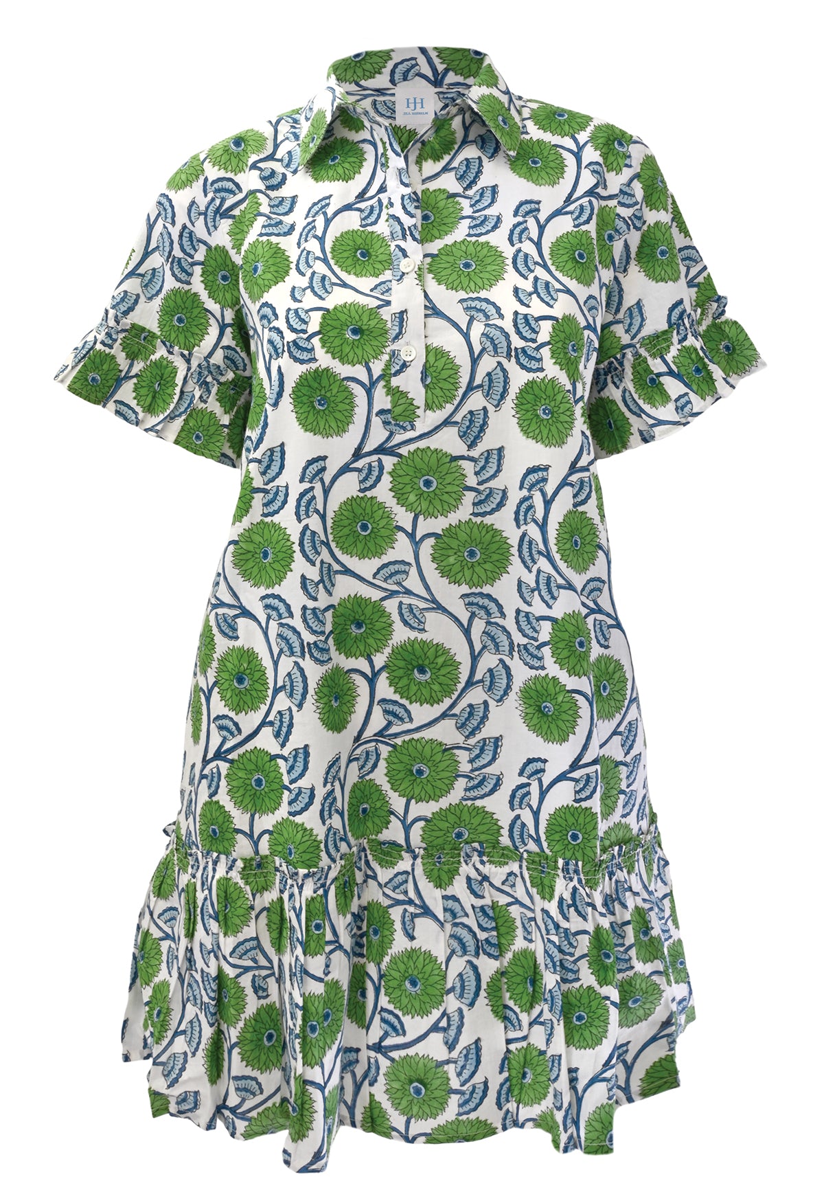 Crew Dress - Blossom Green