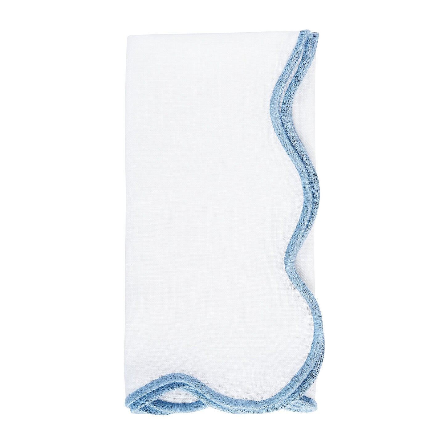 BMH - Linen Scalloped Dinner Napkin Set/4 (2)