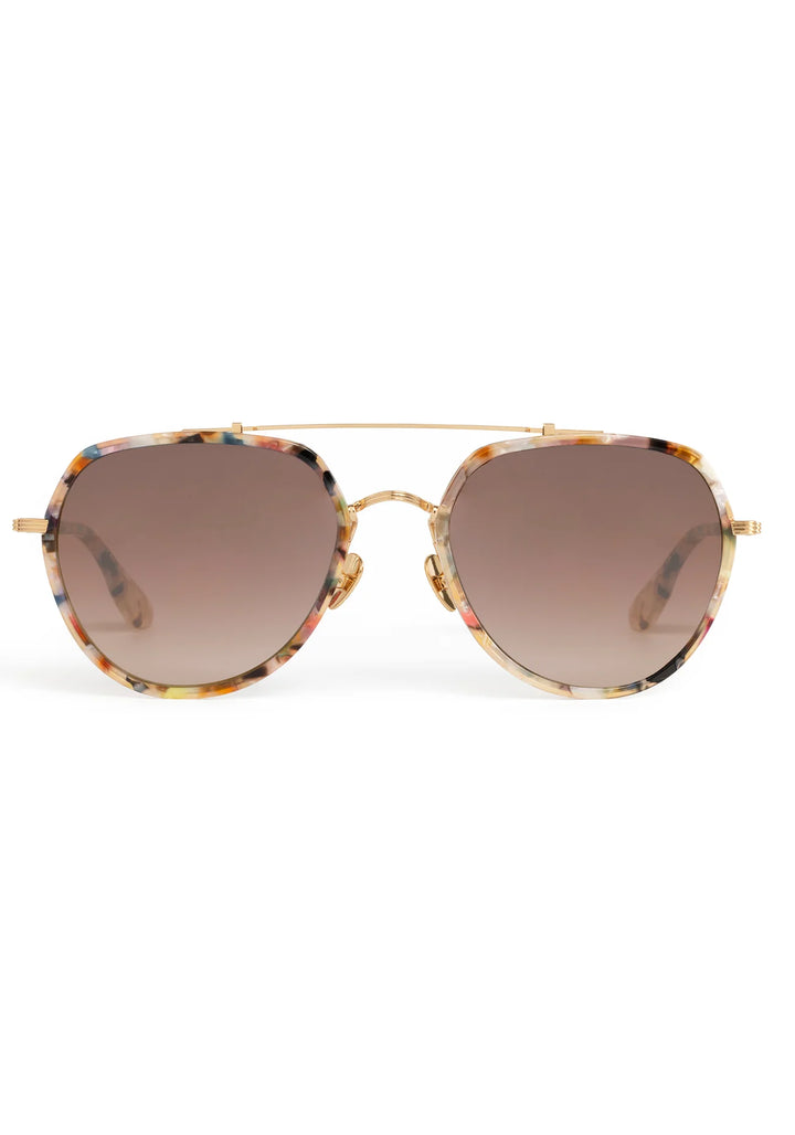 BAKER | 18K Titanium + Gelato Mirrored Sunglasses