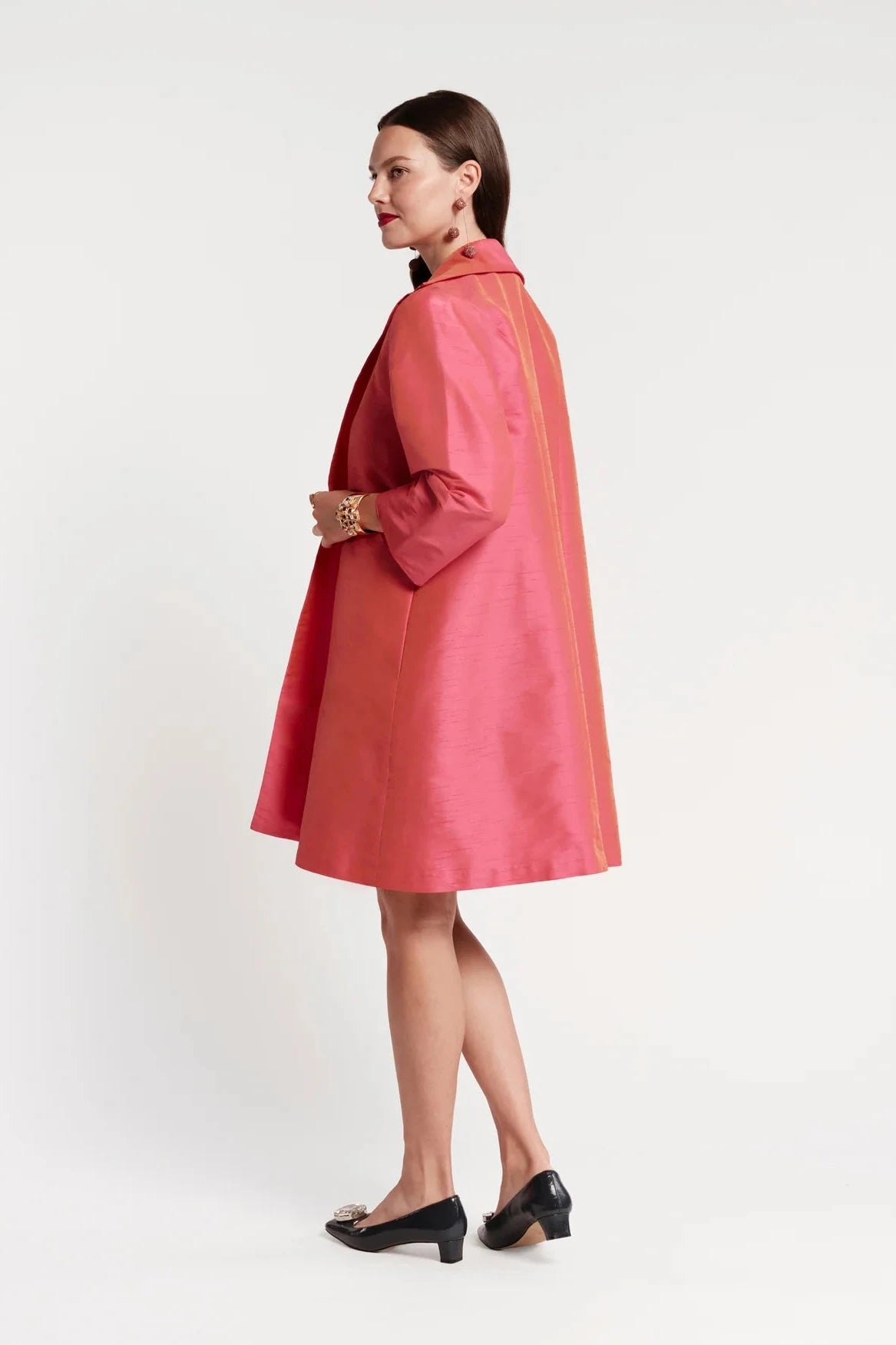 Charlotte Topper Solid-Coral