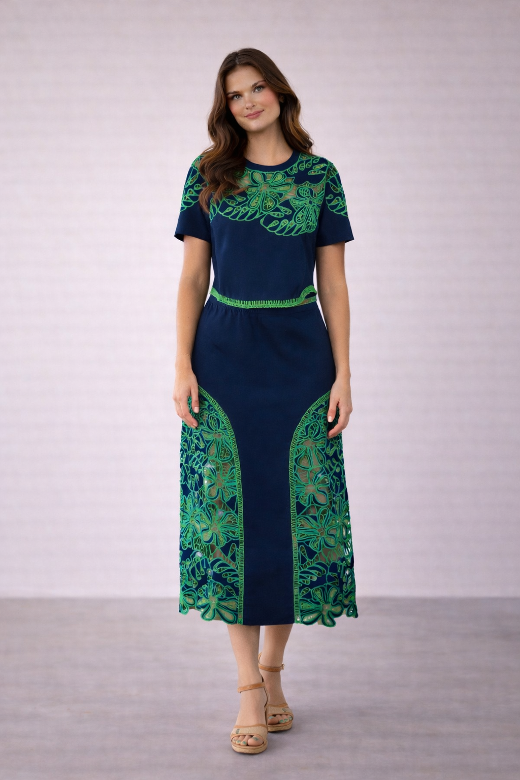 Palermo Skirt - Monstera