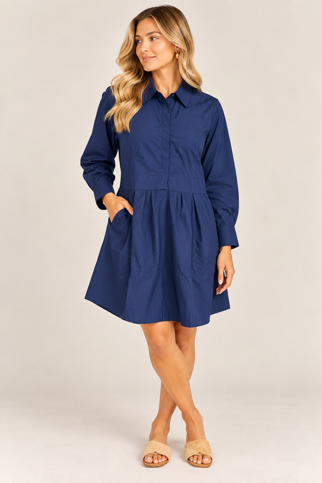 The Blair Dress - Midnight Navy