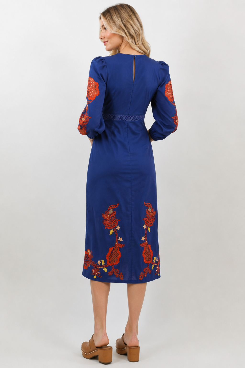 Lyon Long Dress - Celeste