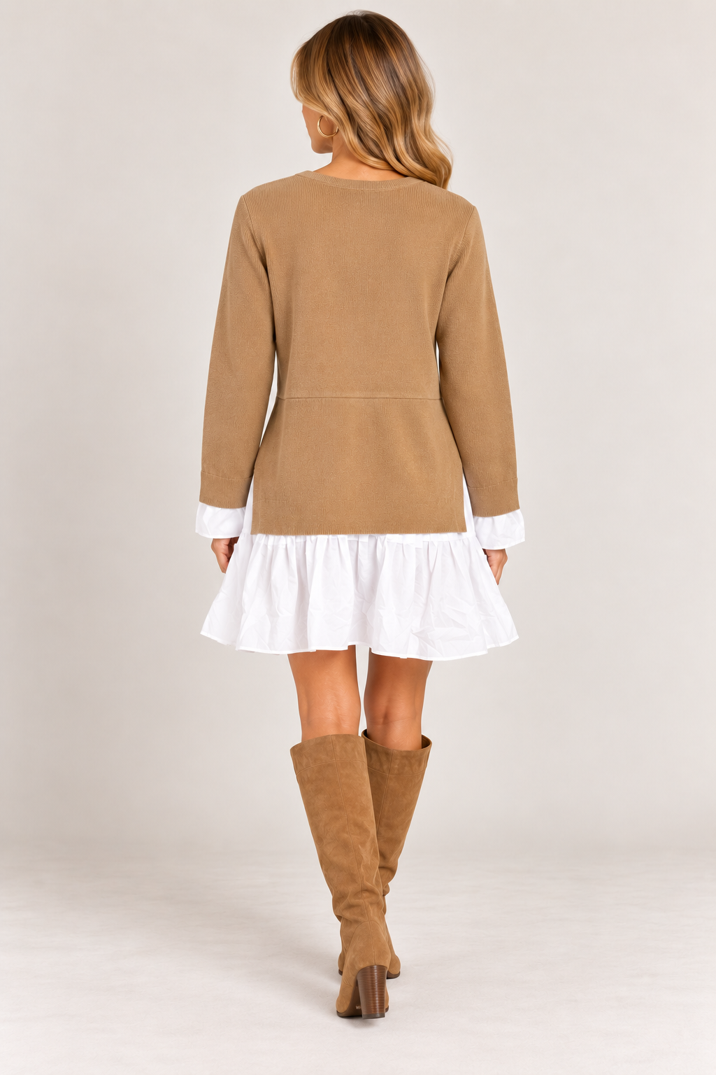 The Hattie Dress - Biscotti