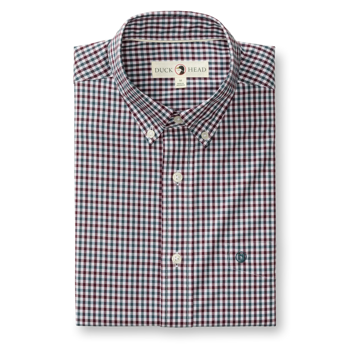 Performance Poplin Sport Shirt-Merill Gingham-Fig