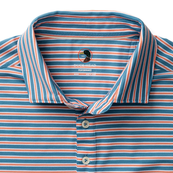 Summerford Performance Jersey Polo-Sunwashed Blue