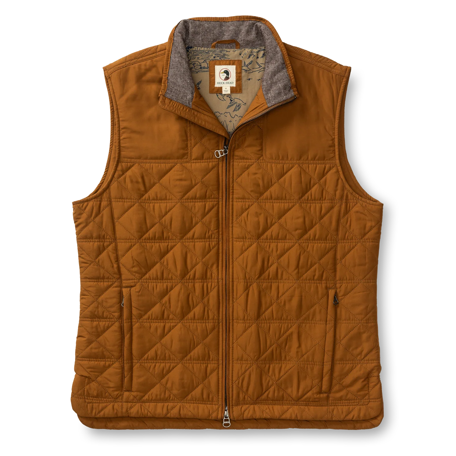 Fremont Sport Performance Quilted Vest-Dark Amber