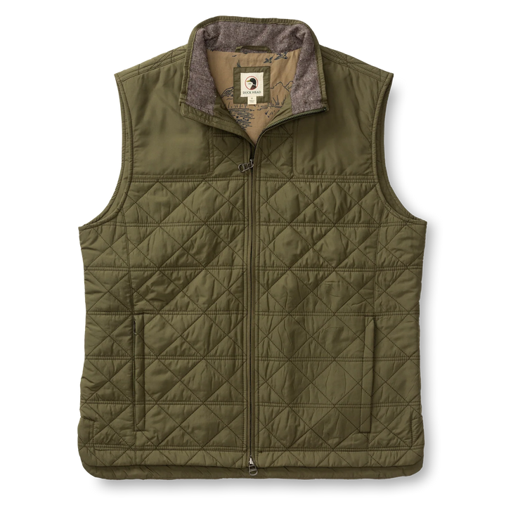Fremont Sport Performance Quilted Vest-Olive