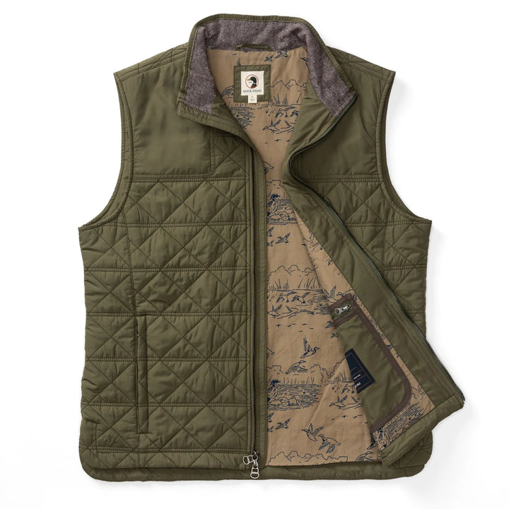 Fremont Sport Performance Quilted Vest-Olive