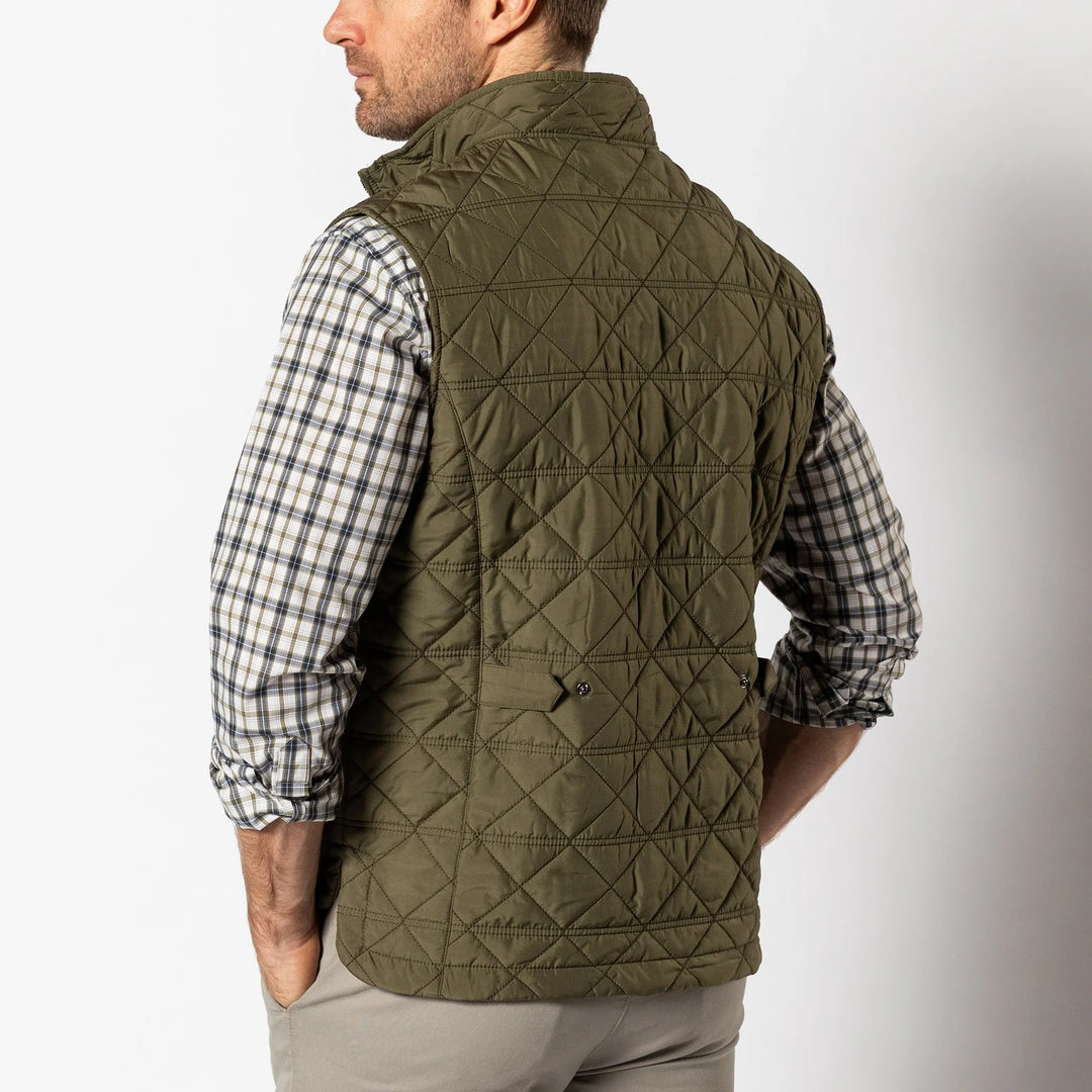 Fremont Sport Performance Quilted Vest-Olive