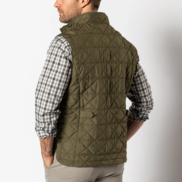 Fremont Sport Performance Quilted Vest-Olive