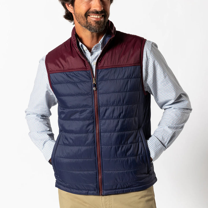 Ridgeland Performance Quilted Vest-Martime Blue