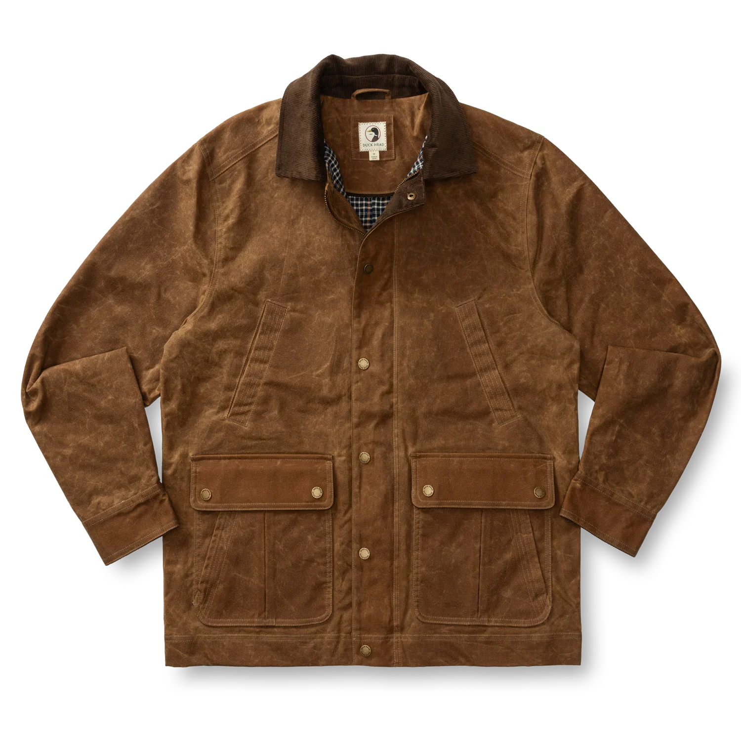 Waxed Duck Canvas Jacket -  Buckskin