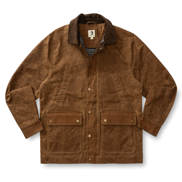 Waxed Duck Canvas Jacket -  Buckskin