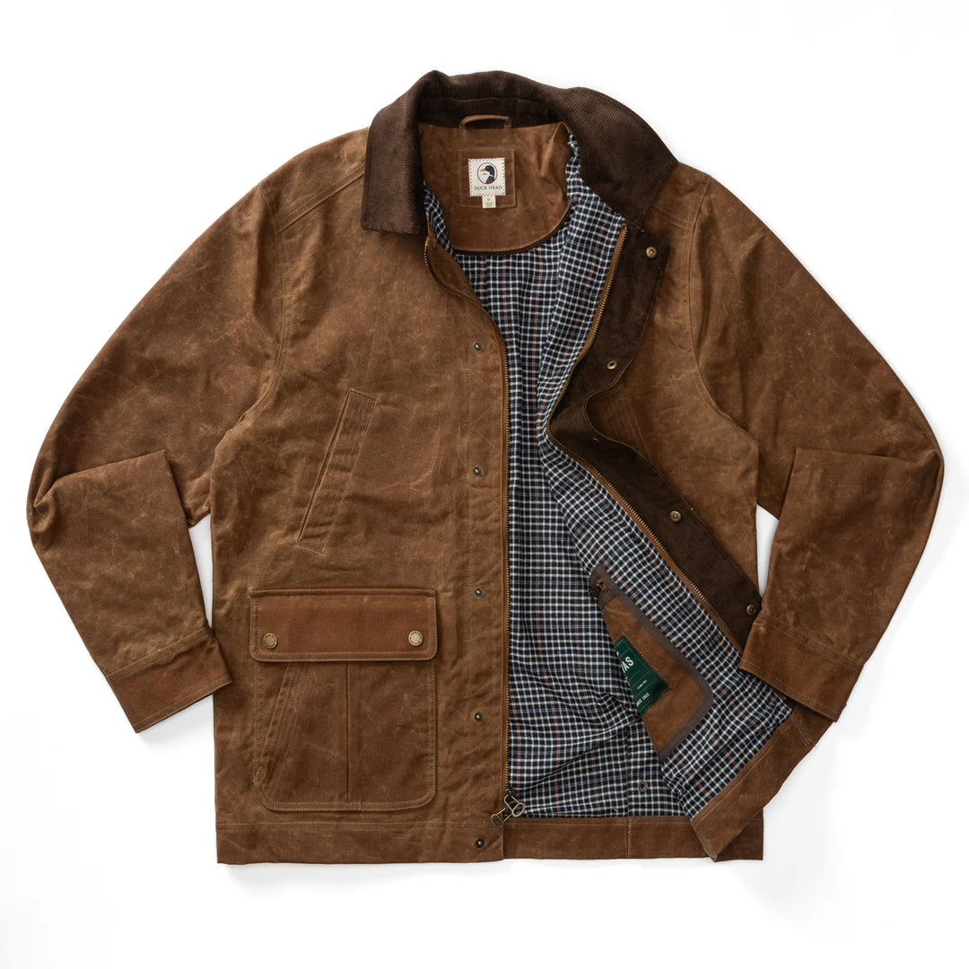 Waxed Duck Canvas Jacket -  Buckskin