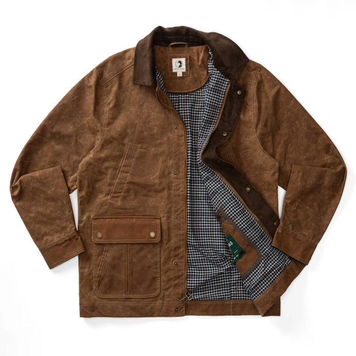 Waxed Duck Canvas Jacket -  Buckskin