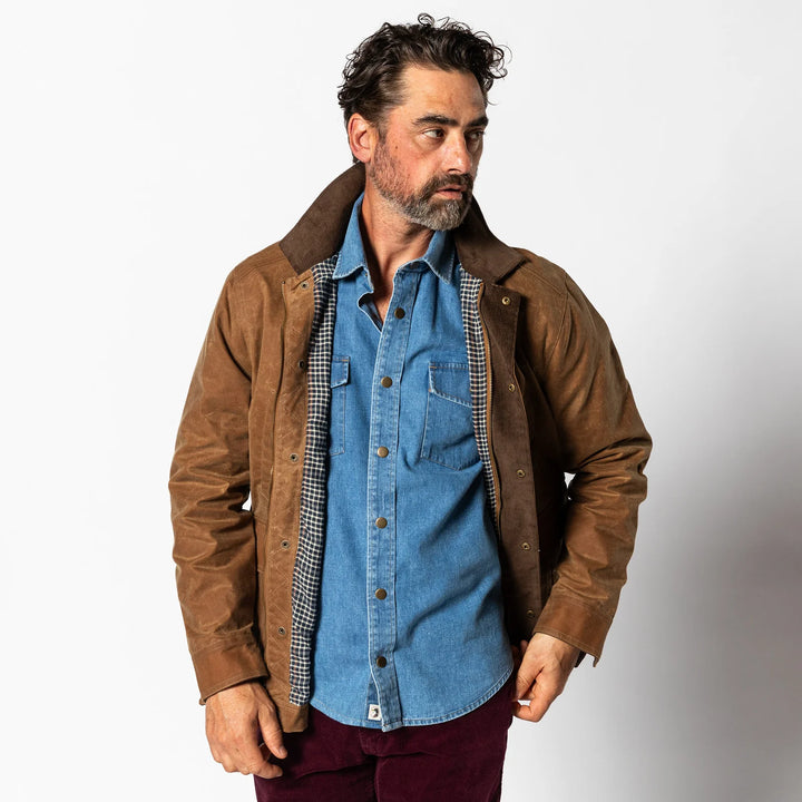 Waxed Duck Canvas Jacket -  Buckskin