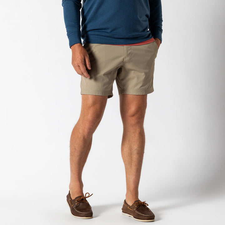 8" Harbor Performance Short - KHAKI