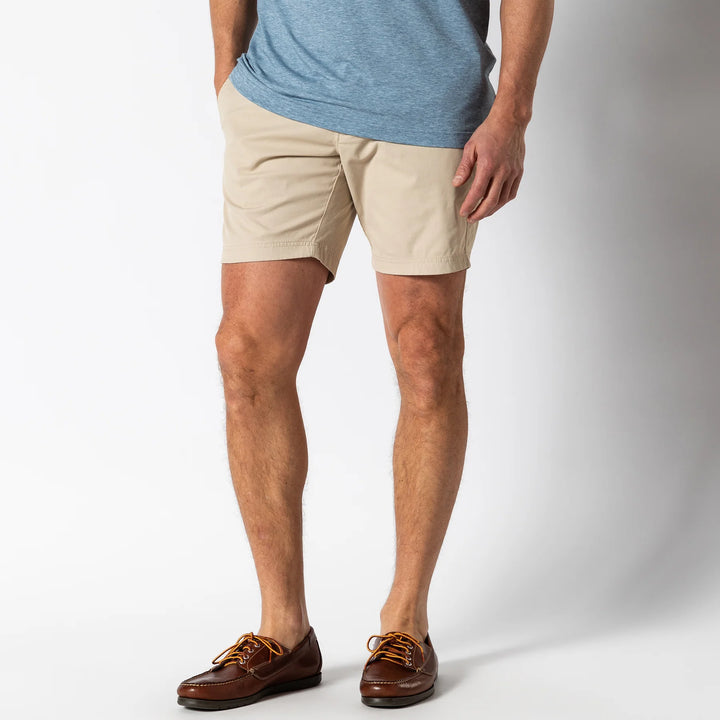 8" Harbor Performance Short - STONE