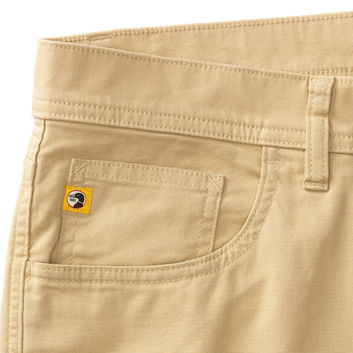 Classic Fit Pinpoint Canvas 5Pkt Pant - SAND