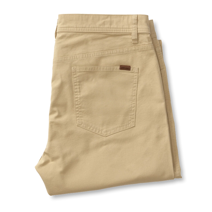 Classic Fit Pinpoint Canvas 5Pkt Pant - SAND