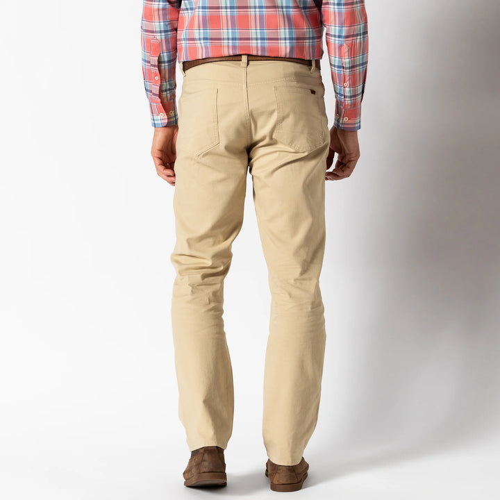 Classic Fit Pinpoint Canvas 5Pkt Pant - SAND