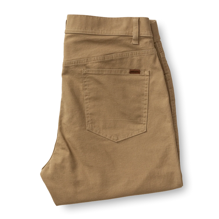 Classic Fit Pinpoint Canvas 5Pkt Pant - Weathered Oak