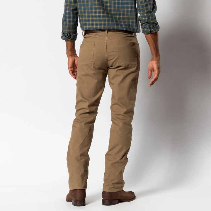 Classic Fit Pinpoint Canvas 5Pkt Pant - Weathered Oak
