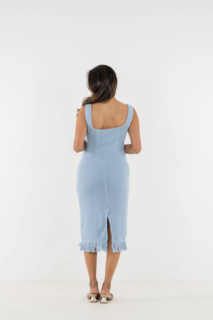 Tulum Knit Dress - Nantucket Breeze