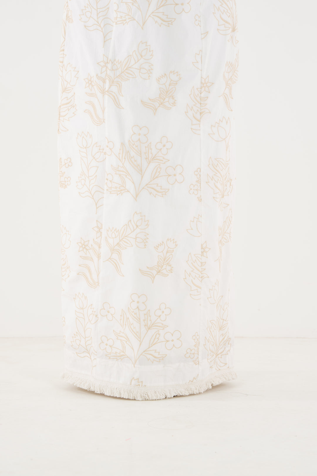 Hepburn Dress - Blanc Petals