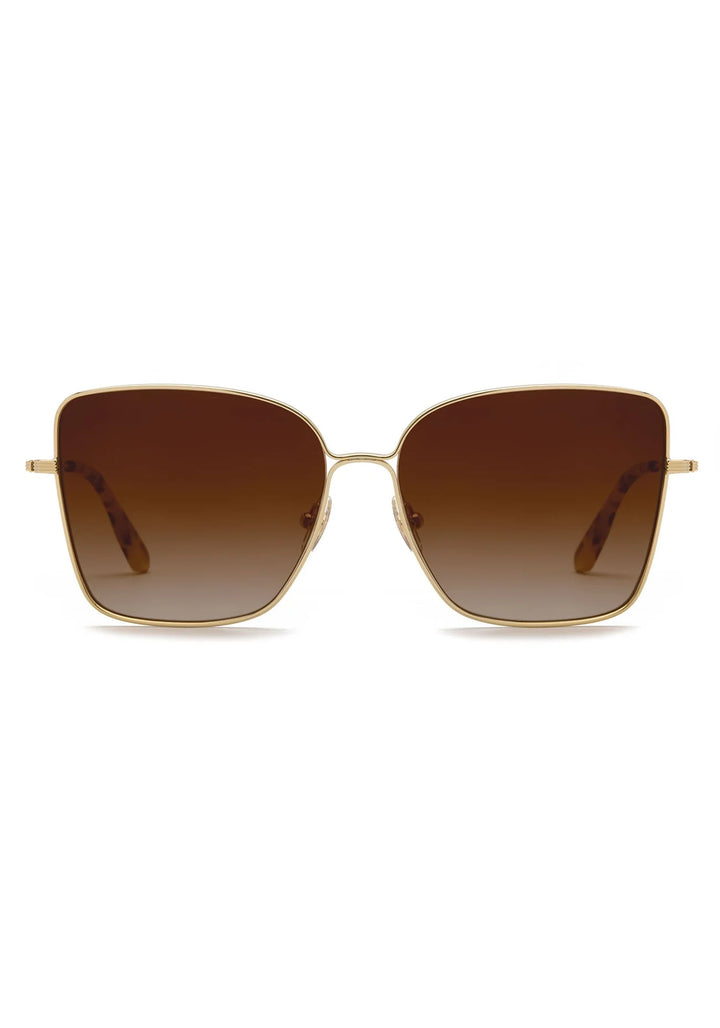 DOLLY | 12K + Matte Oyster Sunglasses