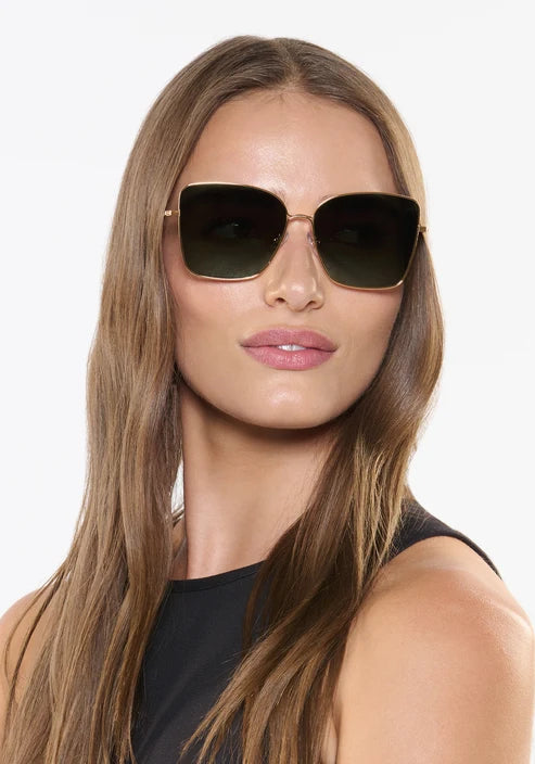 DOLLY | 24K + Sweet Tea Polarized Sunglasses