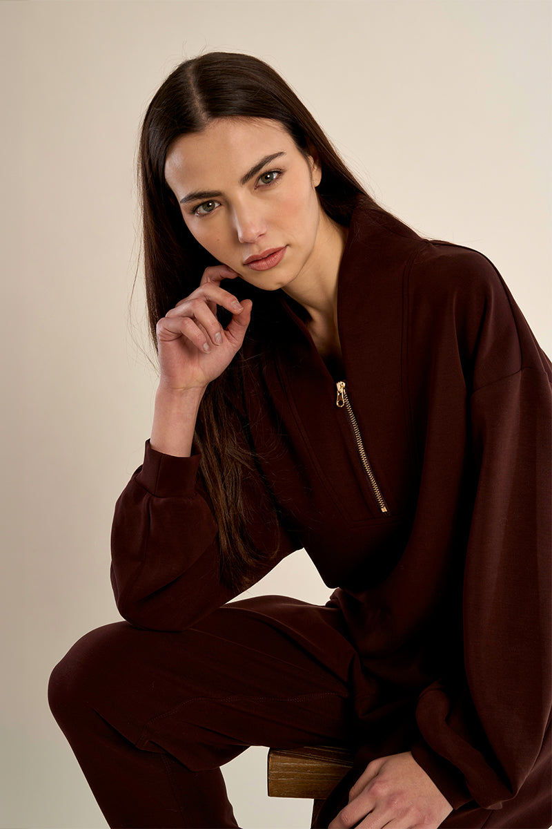 Edie Sweatshirt - Chocolate