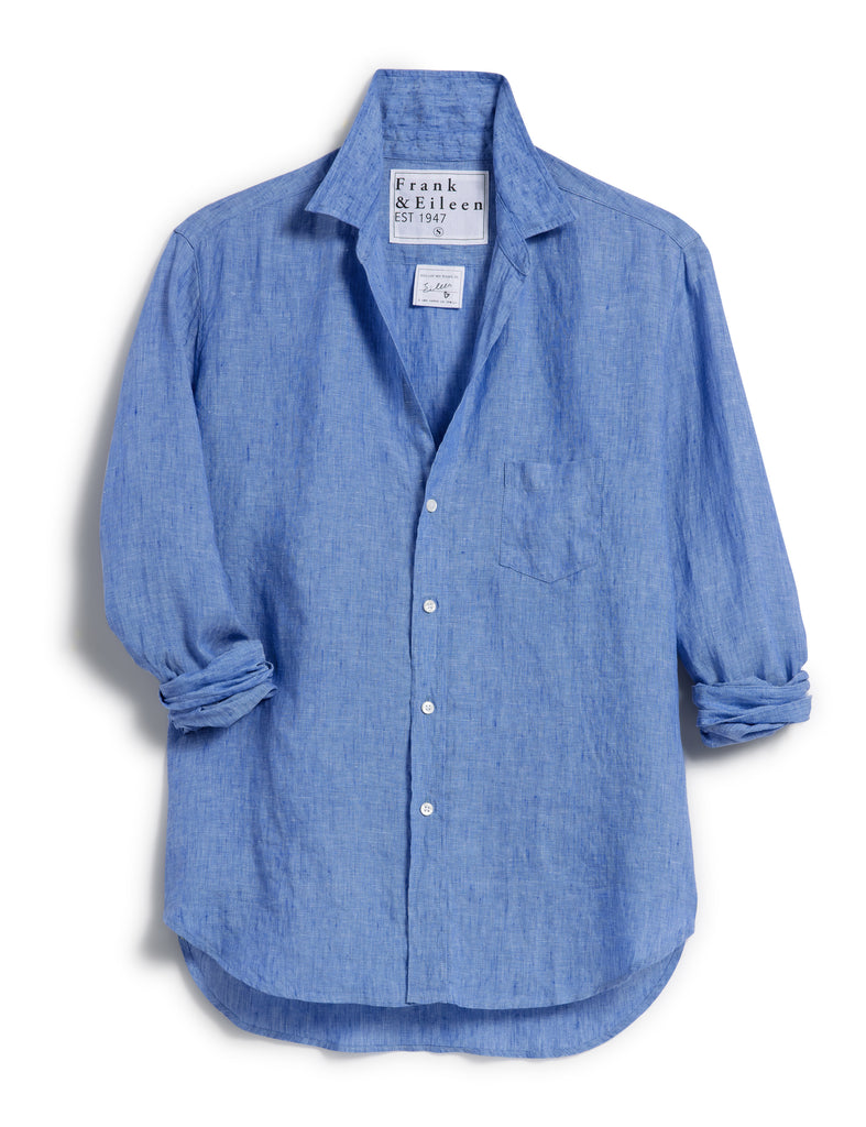 Eileen Relaxed Button Up Shirt - Classic Blue