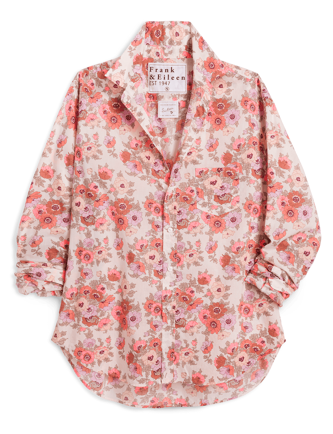Eileen - Relaxed Button-Up Shirt - Muted Florals
