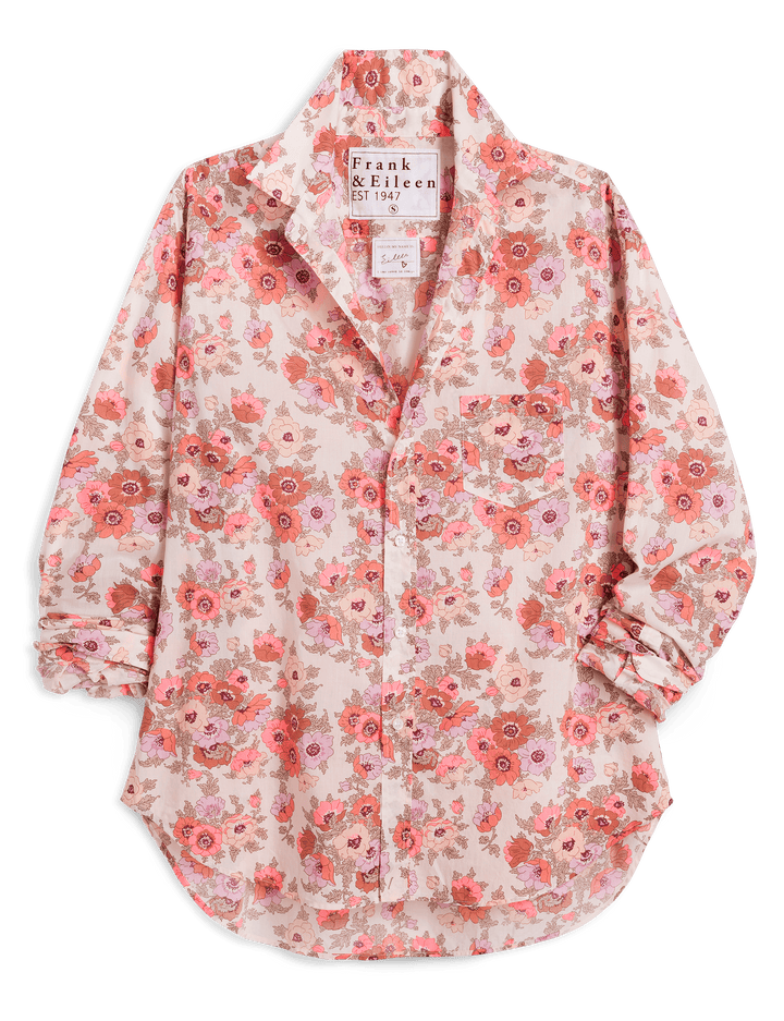 Eileen - Relaxed Button-Up Shirt - Muted Florals