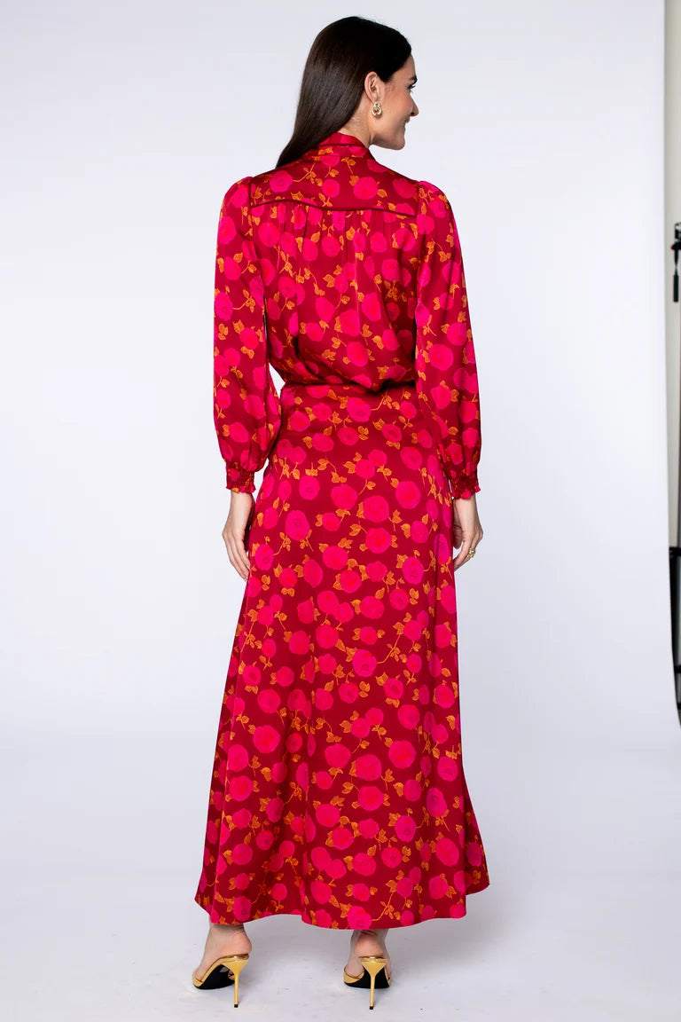 Brit Bow Blouse - Rosebud