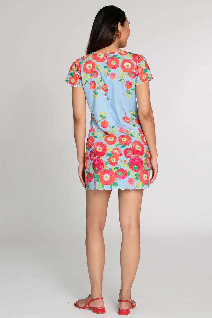 Louisa Dress - Poppy Patch Blueberry